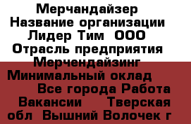 Мерчандайзер › Название организации ­ Лидер Тим, ООО › Отрасль предприятия ­ Мерчендайзинг › Минимальный оклад ­ 23 000 - Все города Работа » Вакансии   . Тверская обл.,Вышний Волочек г.